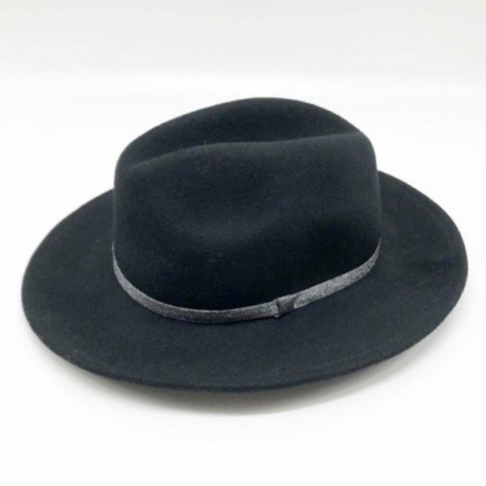 TREASURE & BOND Metallic Band Wool Felt Panama Hat